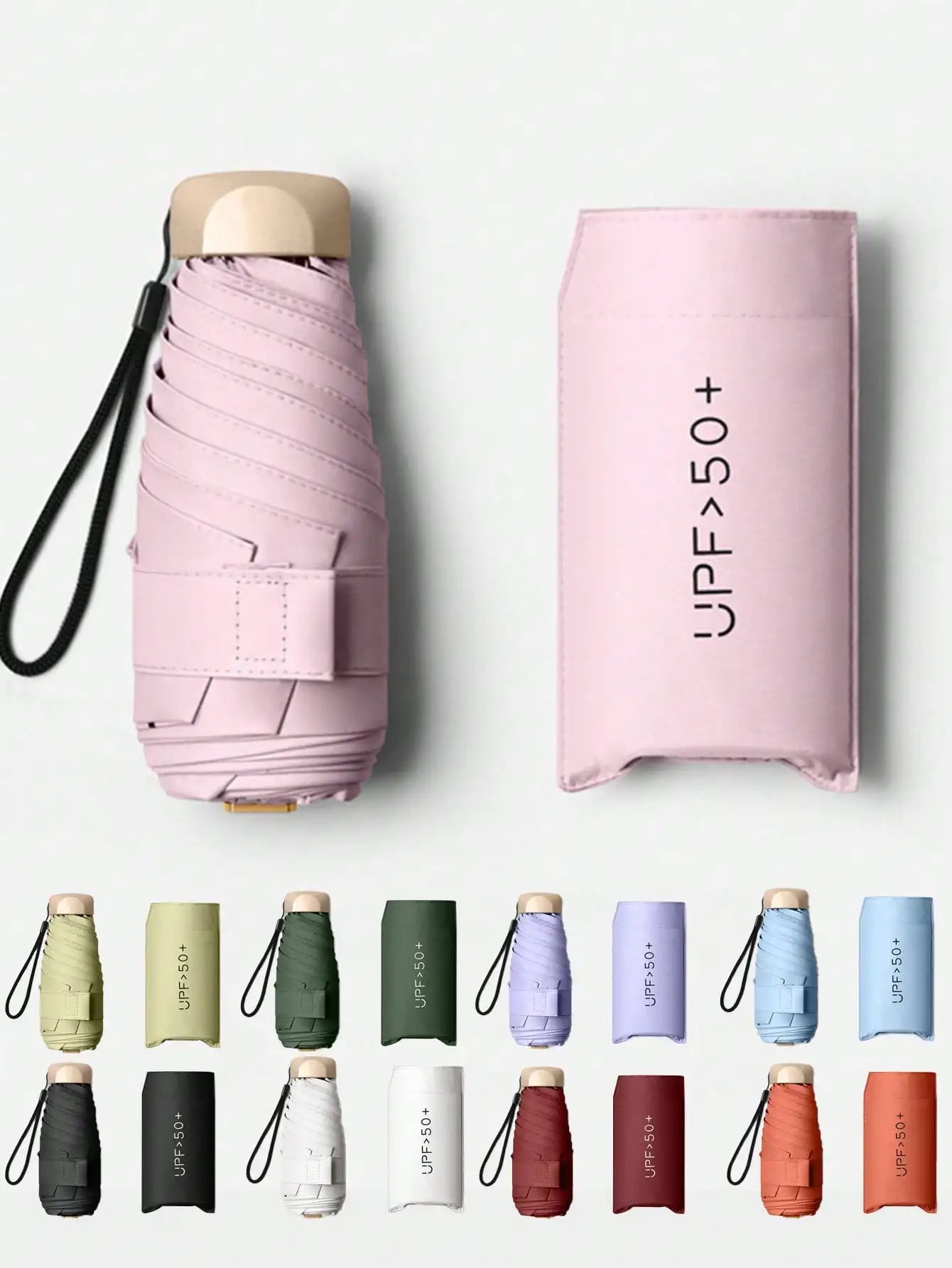 UV Protection Mini Folding Umbrella For Travel by S And B Enterprise