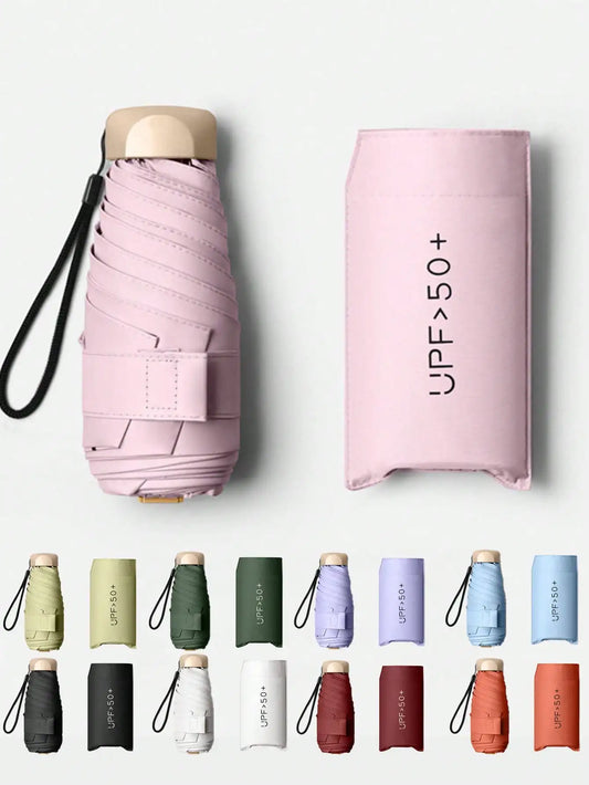 UV Protection Mini Folding Umbrella For Travel by S And B Enterprise