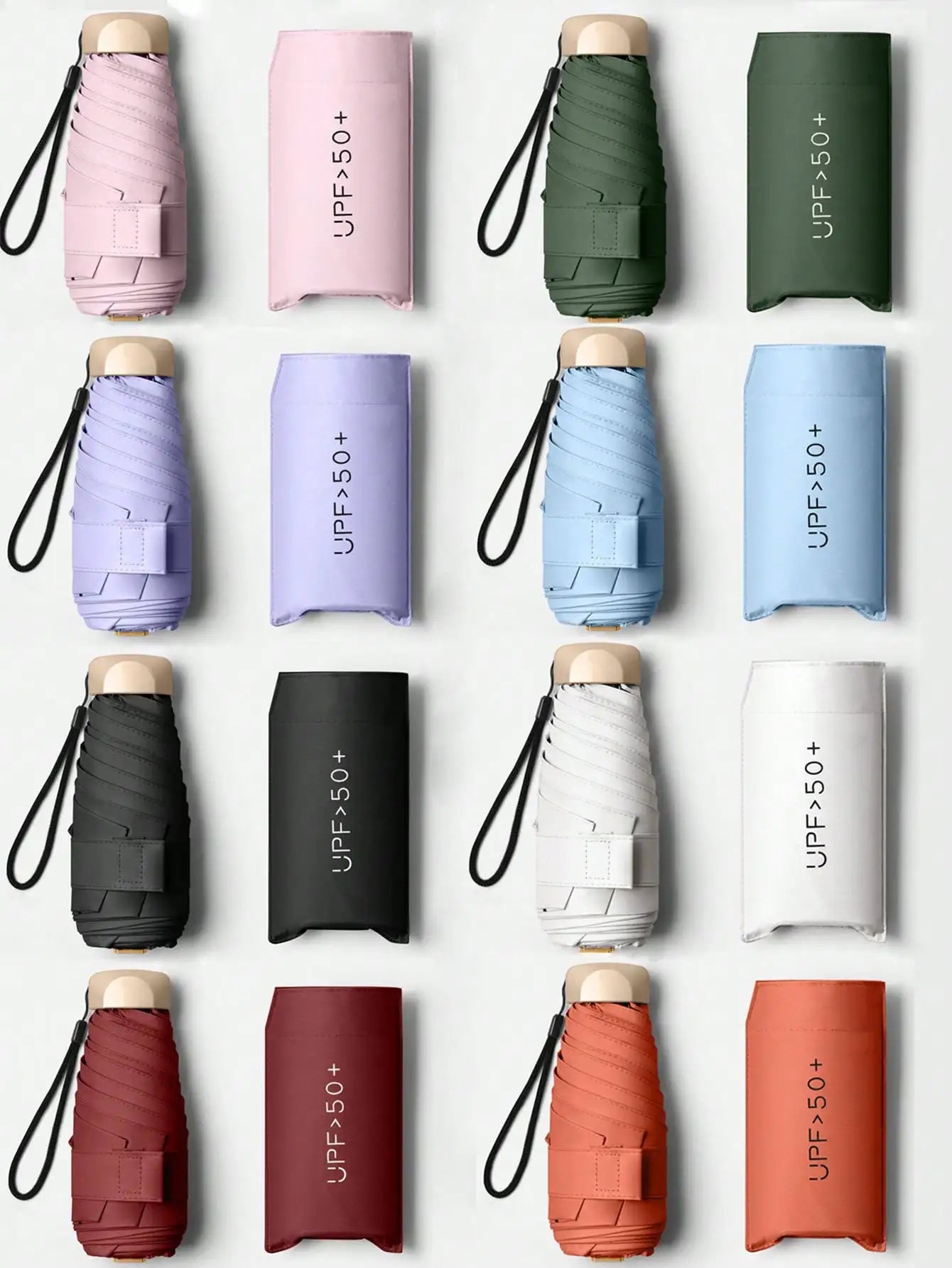 UV Protection Mini Folding Umbrella For Travel by S And B Enterprise