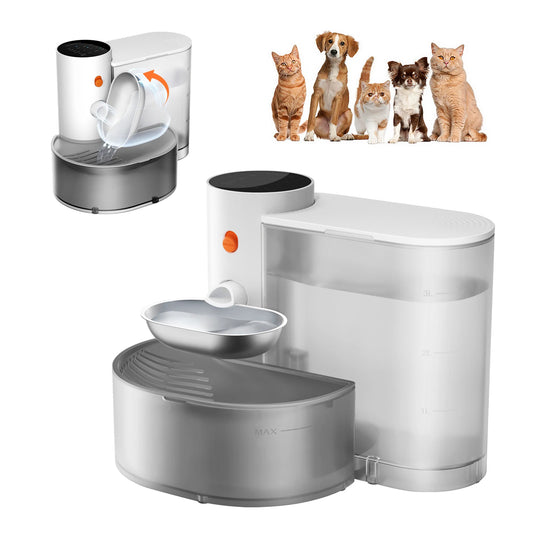 Petgravity Stainless Steel Wireless Auto Pet Water Dispenser