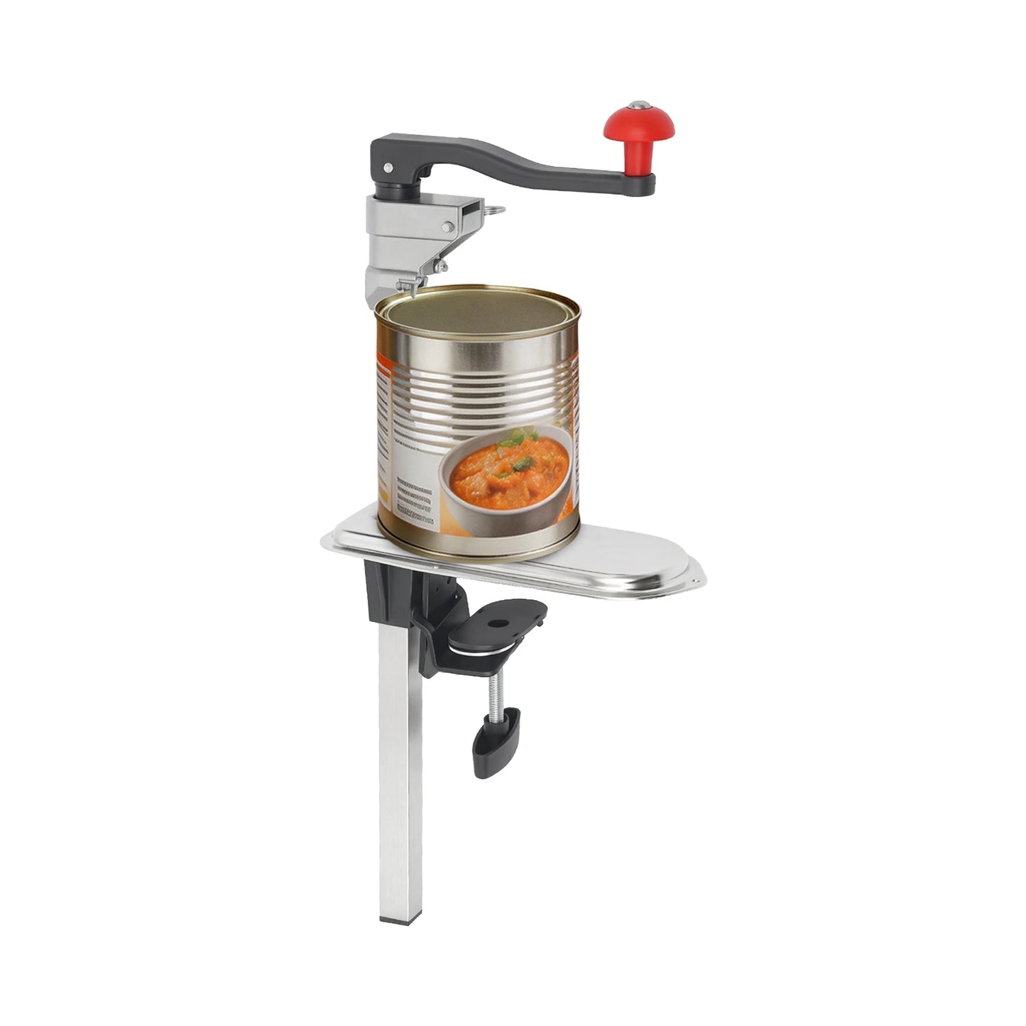Commercial Can Opener Manual, Heavy Duty Kitchen Tool with Detachable Blade, Fits 0.5mm Thick 15.75in Tall Cans for Restaurant Home Use by S And B Enterprise