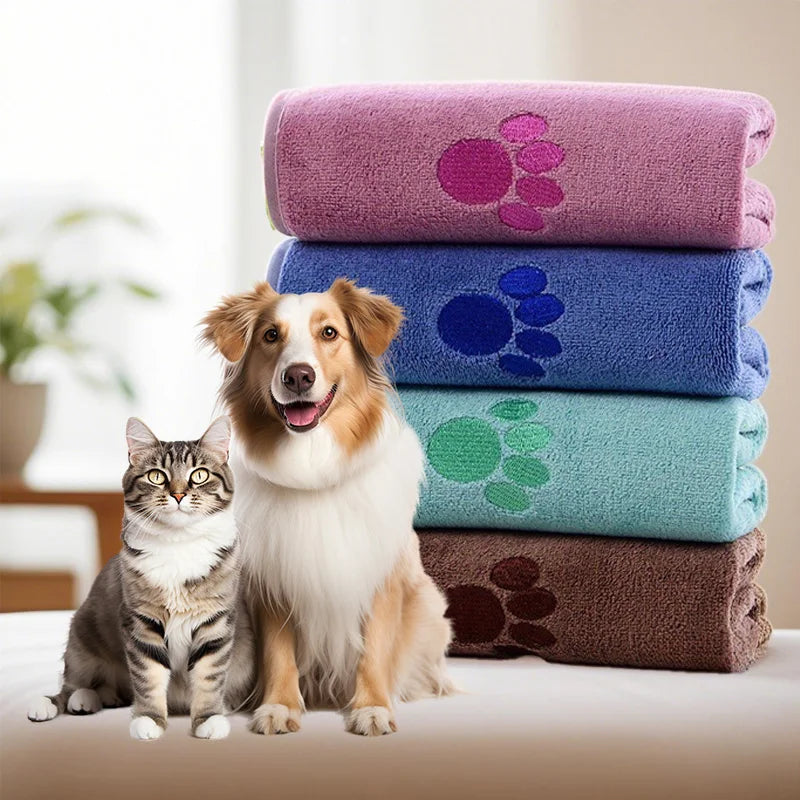 Microfiber Pet Towels For Fast Gentle Drying And Clean Up by S And B Enterprise