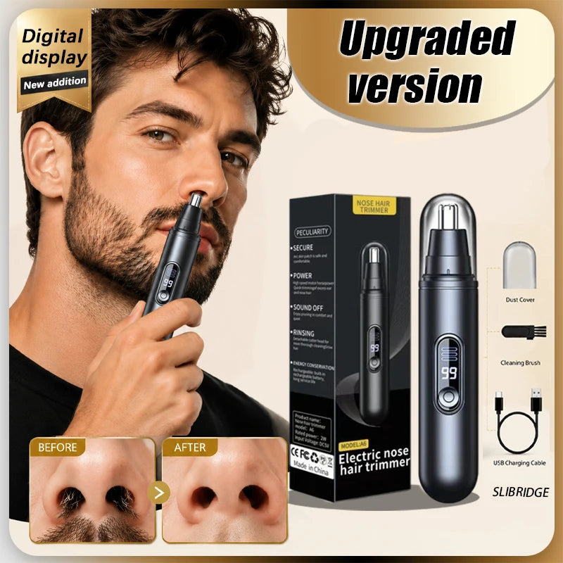 Newly Upgraded 2.0 Nose Hair Trimmer Electric Rechargeable Nose Trimmer Men Shaver Razor Women Nose Hair Cutter Ear Trimmer