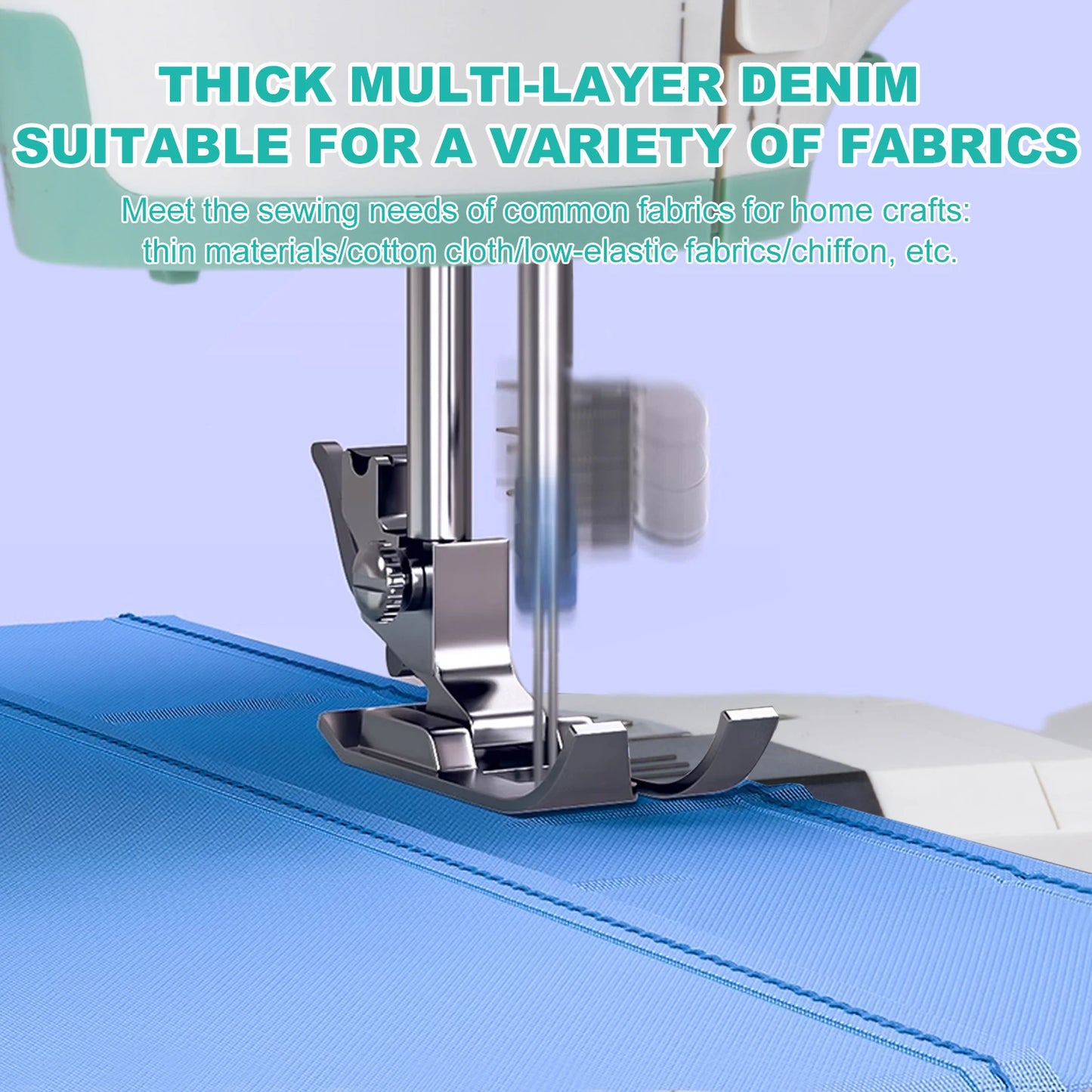 LetCartMaker 12 Stitches Mini Sewing Machine Multifunctional With Foot Pedal