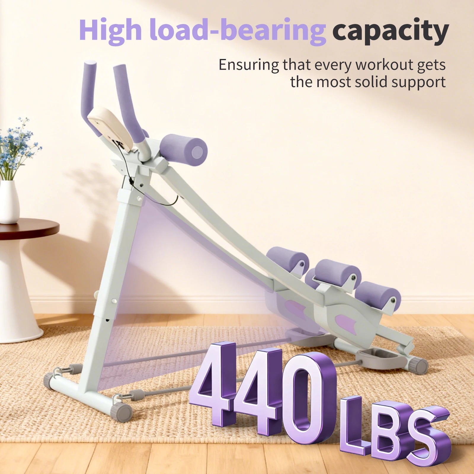 Abdominal Curling Exercise Machine Dual Track Core Trainer by S And B Enterprise