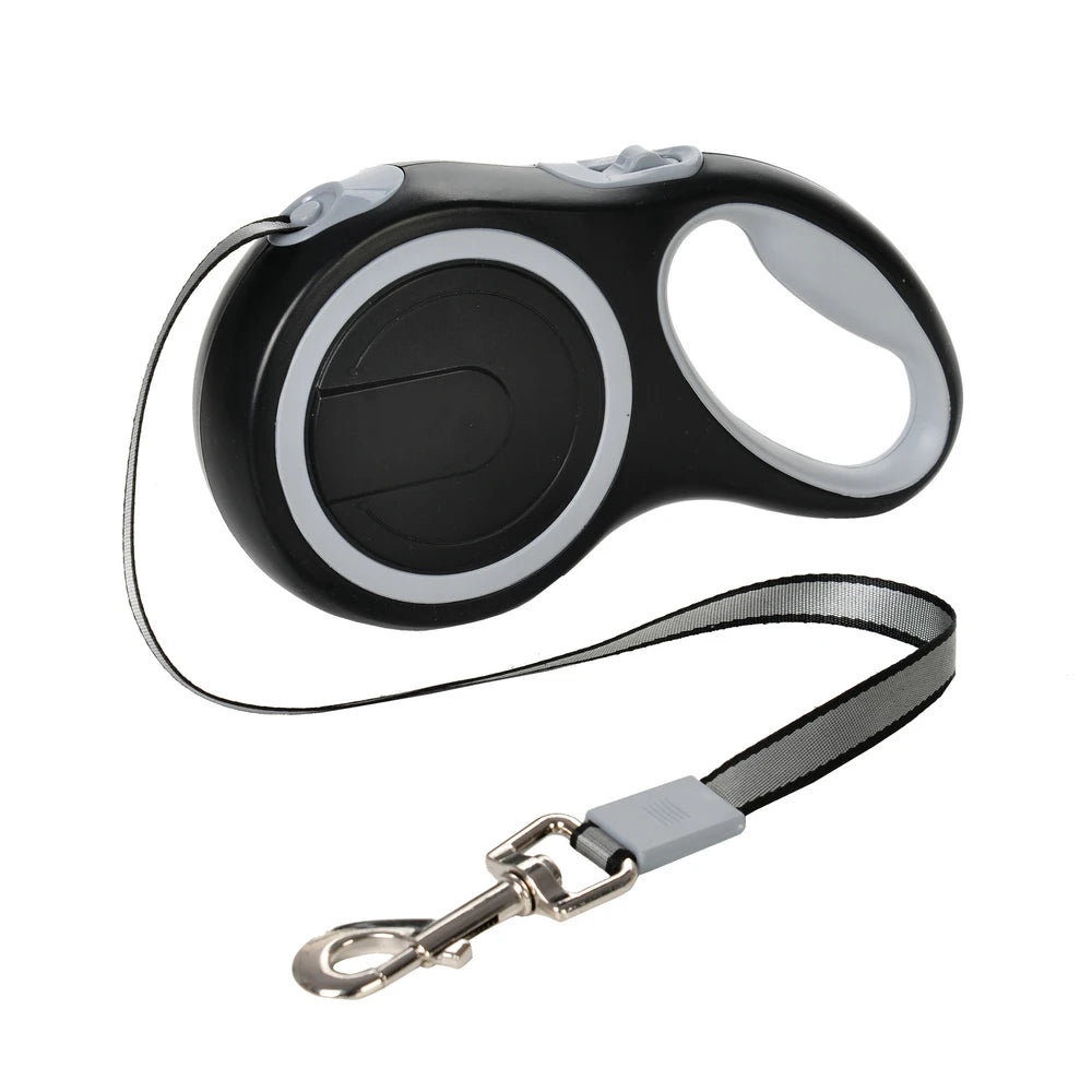 Retractable Dog Leash Nylon Quick Release For All Breeds
