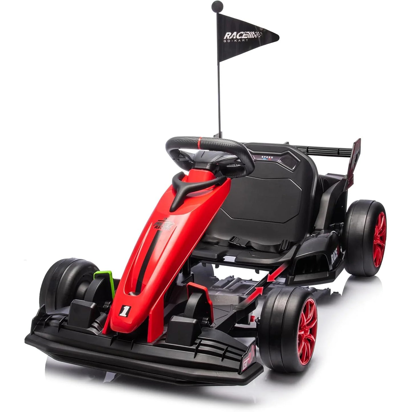 Electric Drift Kart For Kids 24V 300W Riding Toy Safe