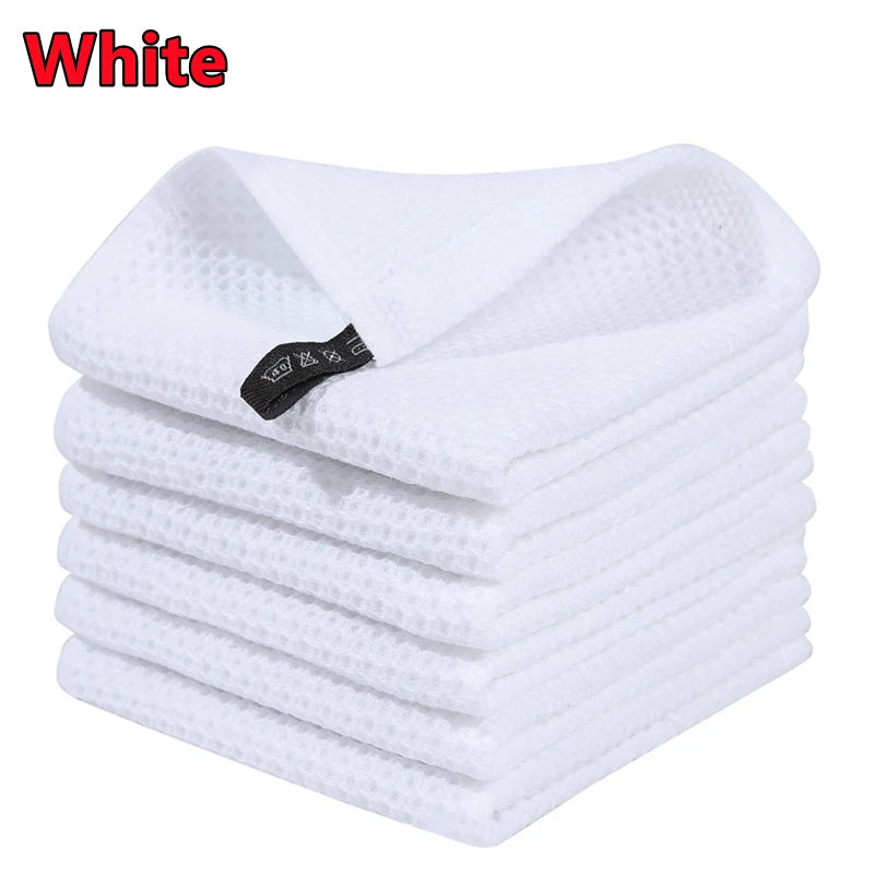 100 Percent Cotton Dishcloth Ultra Soft Absorbent Kitchen Towel by S And B Enterprise