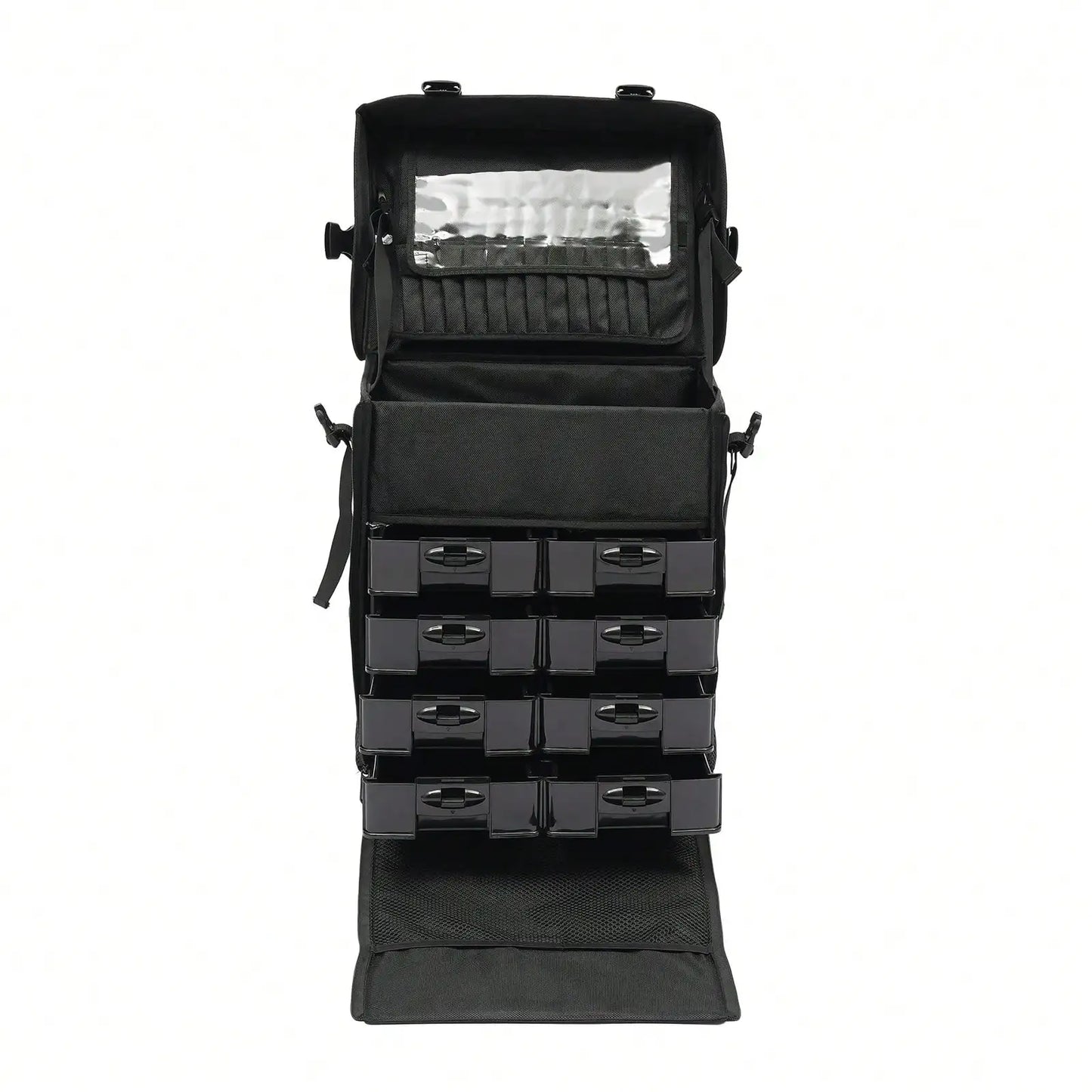Rolling Makeup Case 8 Removable Drawers And 360 Degree Wheels