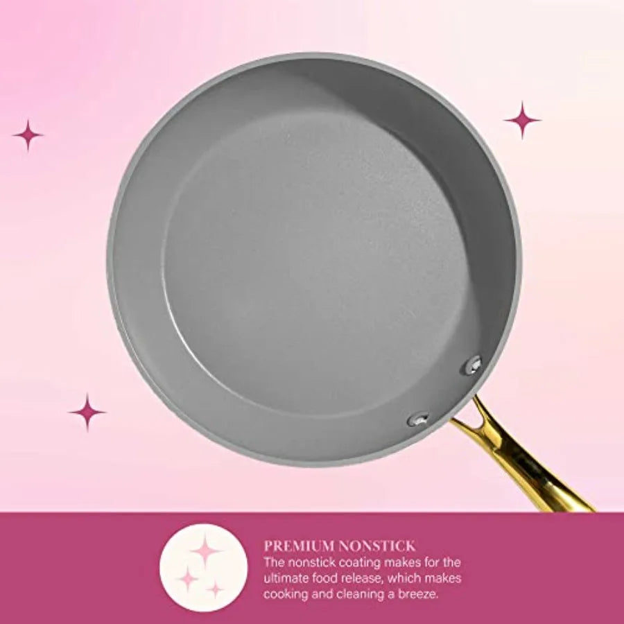 YAO HUI HUANG Nonstick 10-Piece Cookware Set With Lids