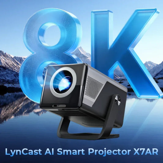 LynCast X7 AI Smart Projector Dolby Android 14 8K Support