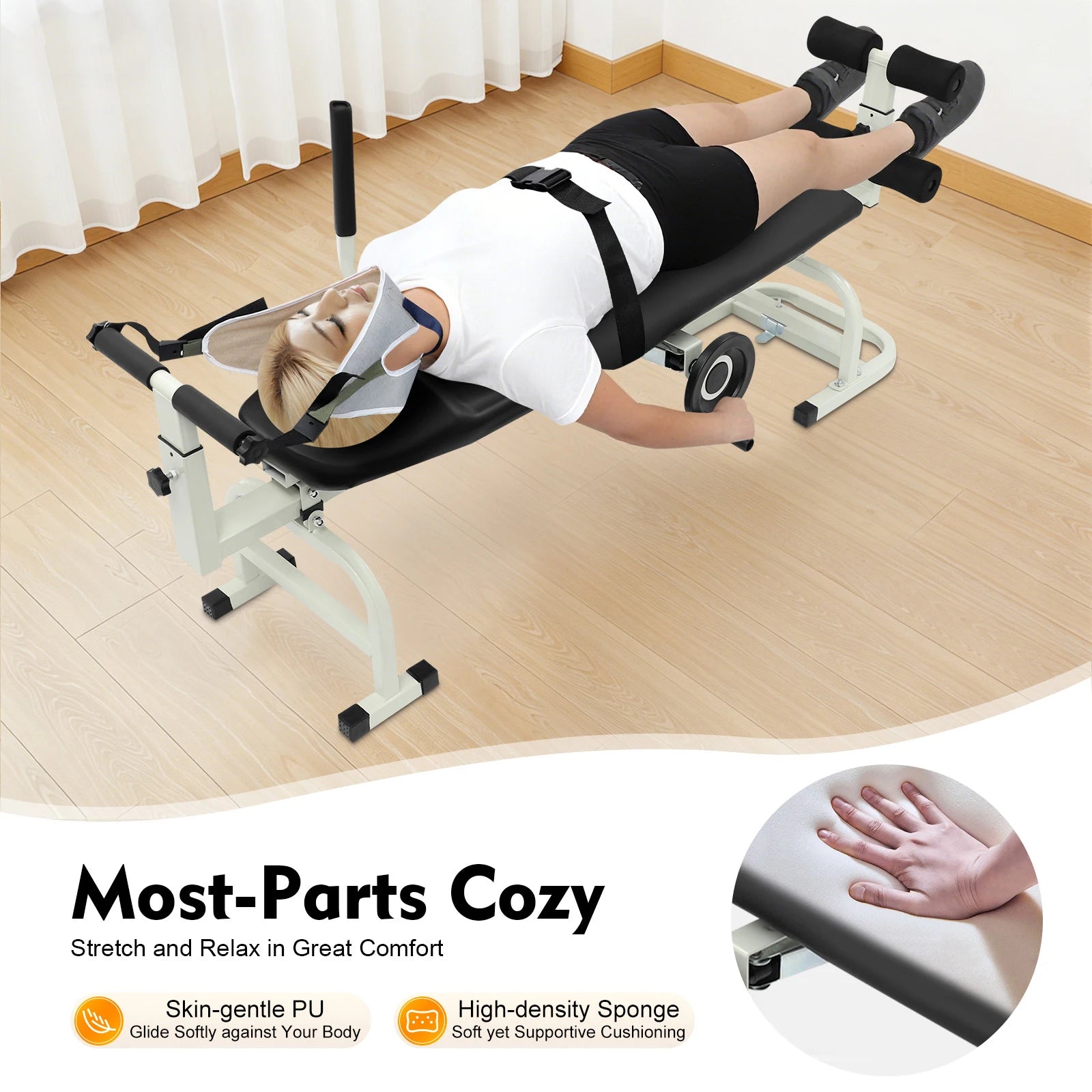 Spine Decompression Bed With Handwheel Control And 330 Lb Capacity by S And B Enterprise