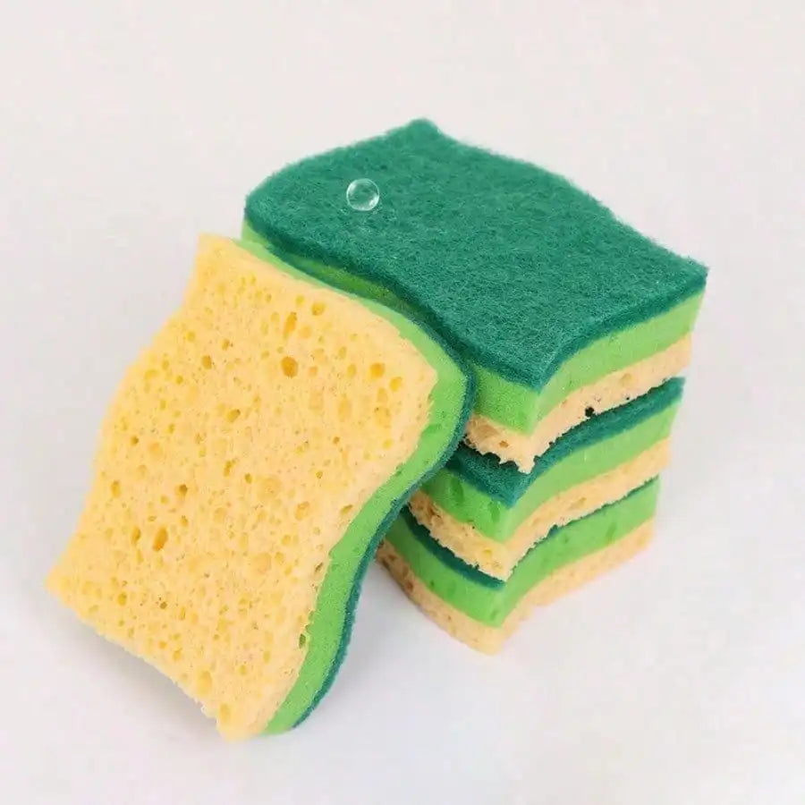 10pcs Kitchen Cleaning Sponges, Dishwashing Cloths, Multi-Functional Stain Removal Pads, Household Cleaning Supplies, Advanced Non-Scratch Dishwashing Sponges, Super Absorbent Durable Kitchen Sponges