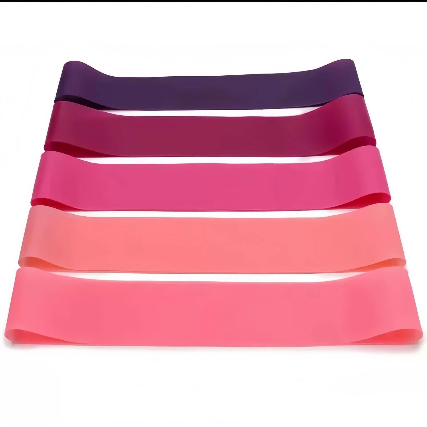 Home Workout 5 Weight Levels TPE Thickened Resistance Loop Bands Elastic Exercise Bands Pilates Strength Yoga Training Equipment by S And B Enterprise