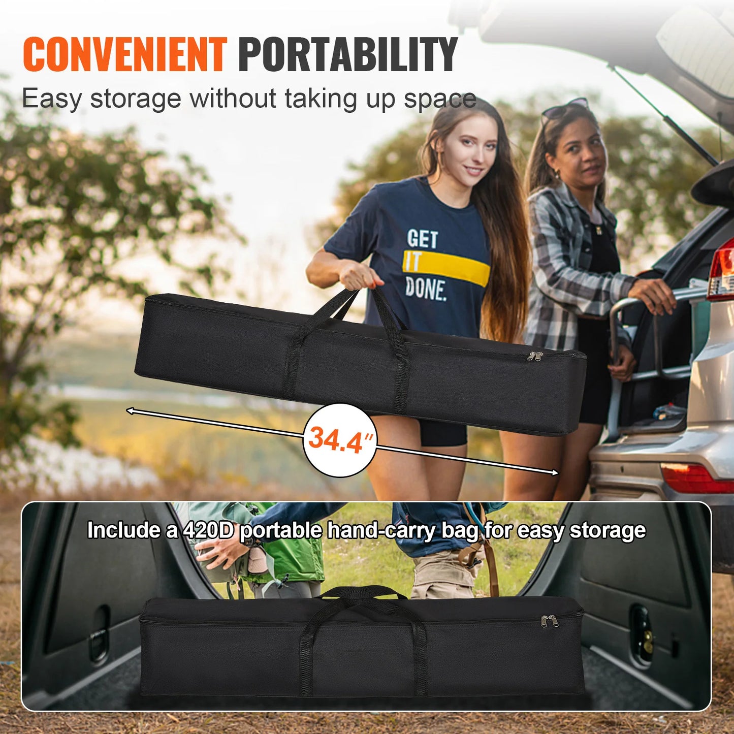 SucceBuy 4K Projector Screen With Stand For Home Theater
