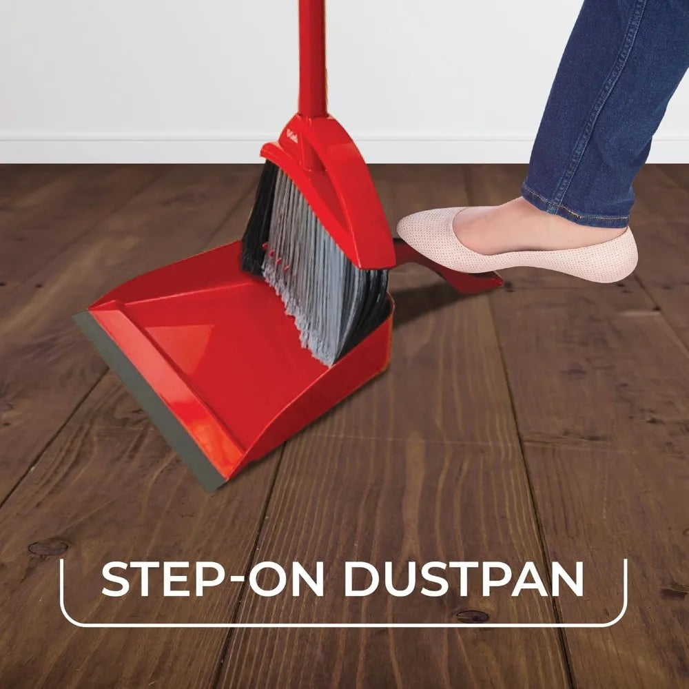 Pet Pro Broom with Step-On Dustpan | Remove 99% with One Sweep | Removes 3 Times More Pet Hair | Quiet Cleaning Tool for Cat and Dog Owners by S And B Enterprise