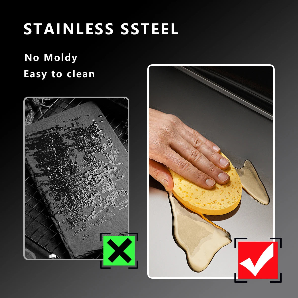 304 Stainless Steel Cutting Board Food Prep And Kitchen Use