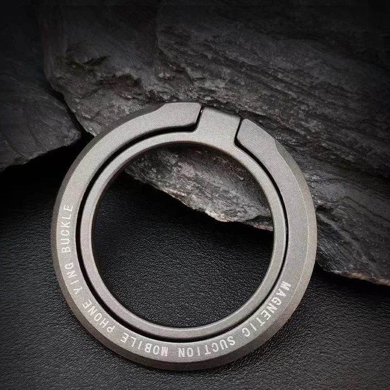 Magnetic Ring IPhone Holder For MagSafe Removable Grip Stand for iPhone Support Portable Mobile Phone Magnet Foldable Bracket by S And B Enterprise