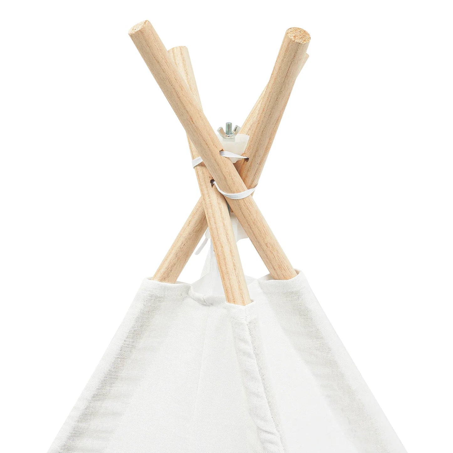 Bymaocar Modern Kids Teepee Tent With LED Lights Foldable