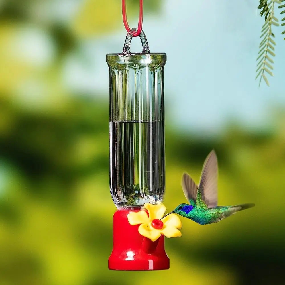 Portable Hummingbird Feeder Bottle With Hanging Wires Leakproof Plastic by S And B Enterprise