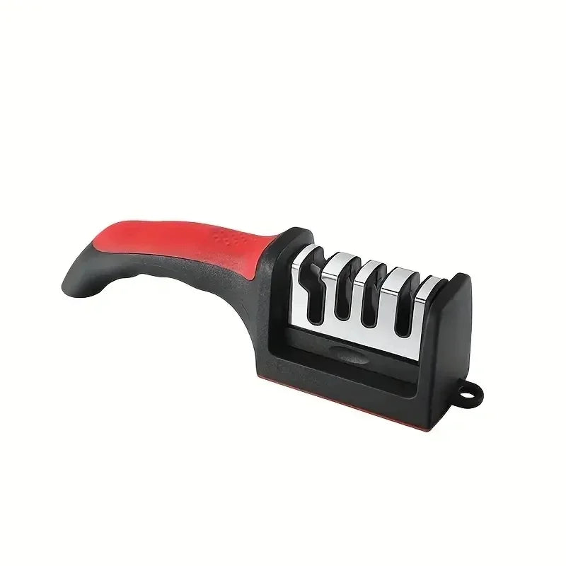 Three Segment Knife Sharpener For Kitchen Knives Stainless Steel by S And B Enterprise