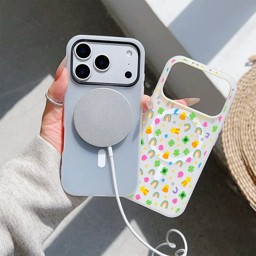 CHUBAN Whimsy Pattern Jelly Phone Case Shockproof Protection