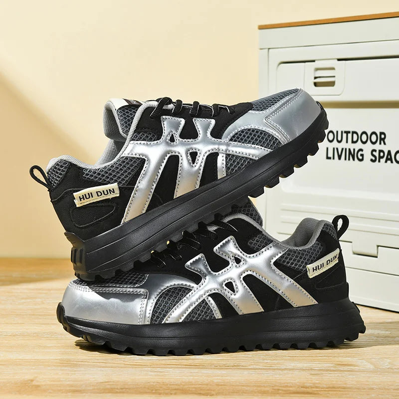 Lightweight Women Work Safety Shoes Breathable Non Slip Sneakers