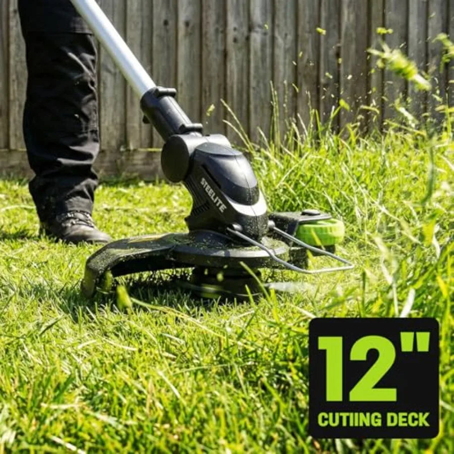 21V Brushless Cordless Lawn Care Kit Mower Trimmer Blower by S And B Enterprise