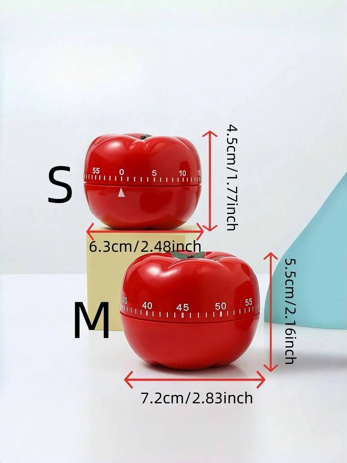 Retro Tomato Wind Up Kitchen Timer For Cooking And Baking by S And B Enterprise