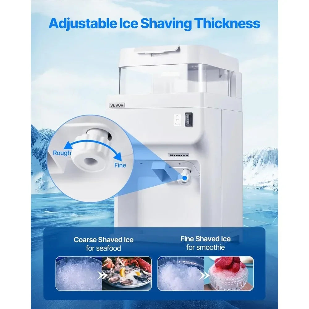 High-Capacity Electric Ice Shaver