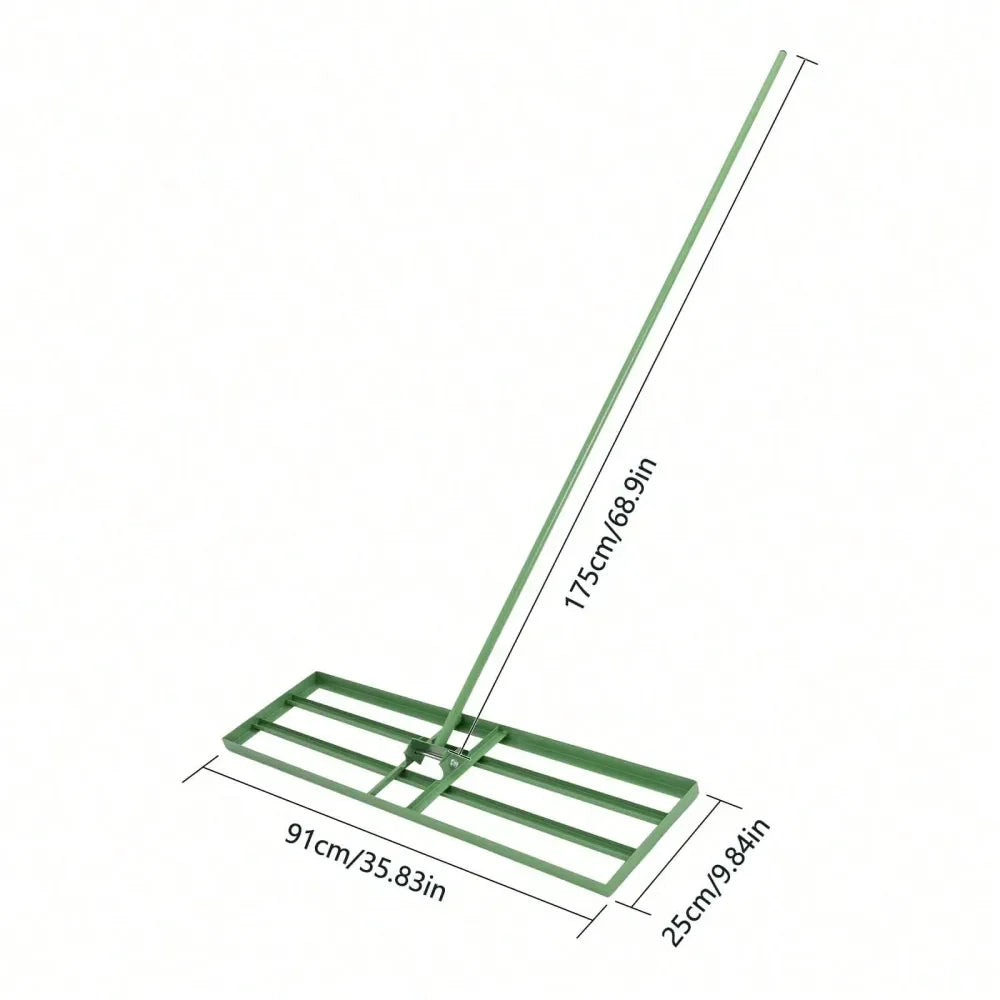 Lawn Leveling Rake For Yard Garden Tool Iron Head Steel