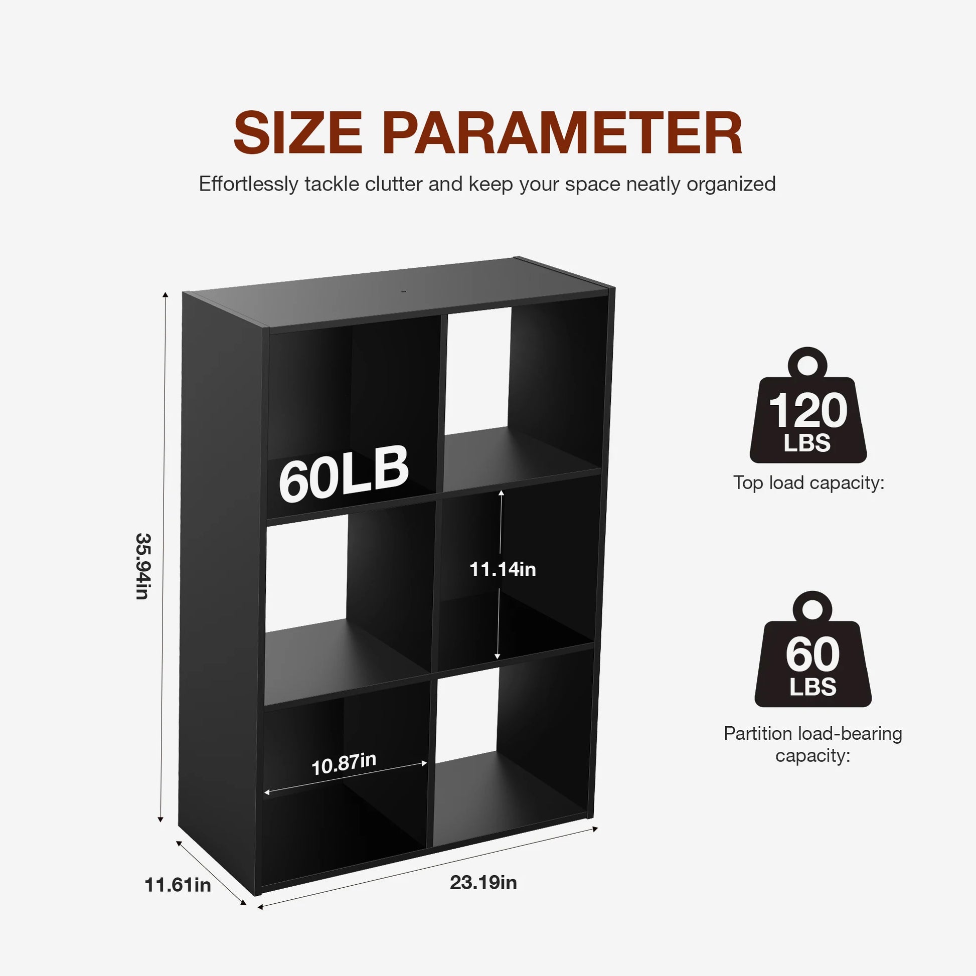 JHK 9 Cube Storage Organizer Bookcase by S And B Enterprise