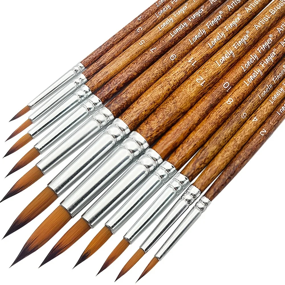 Lonely Finger Premium Synthetic Art Paint Brush Set For Artists