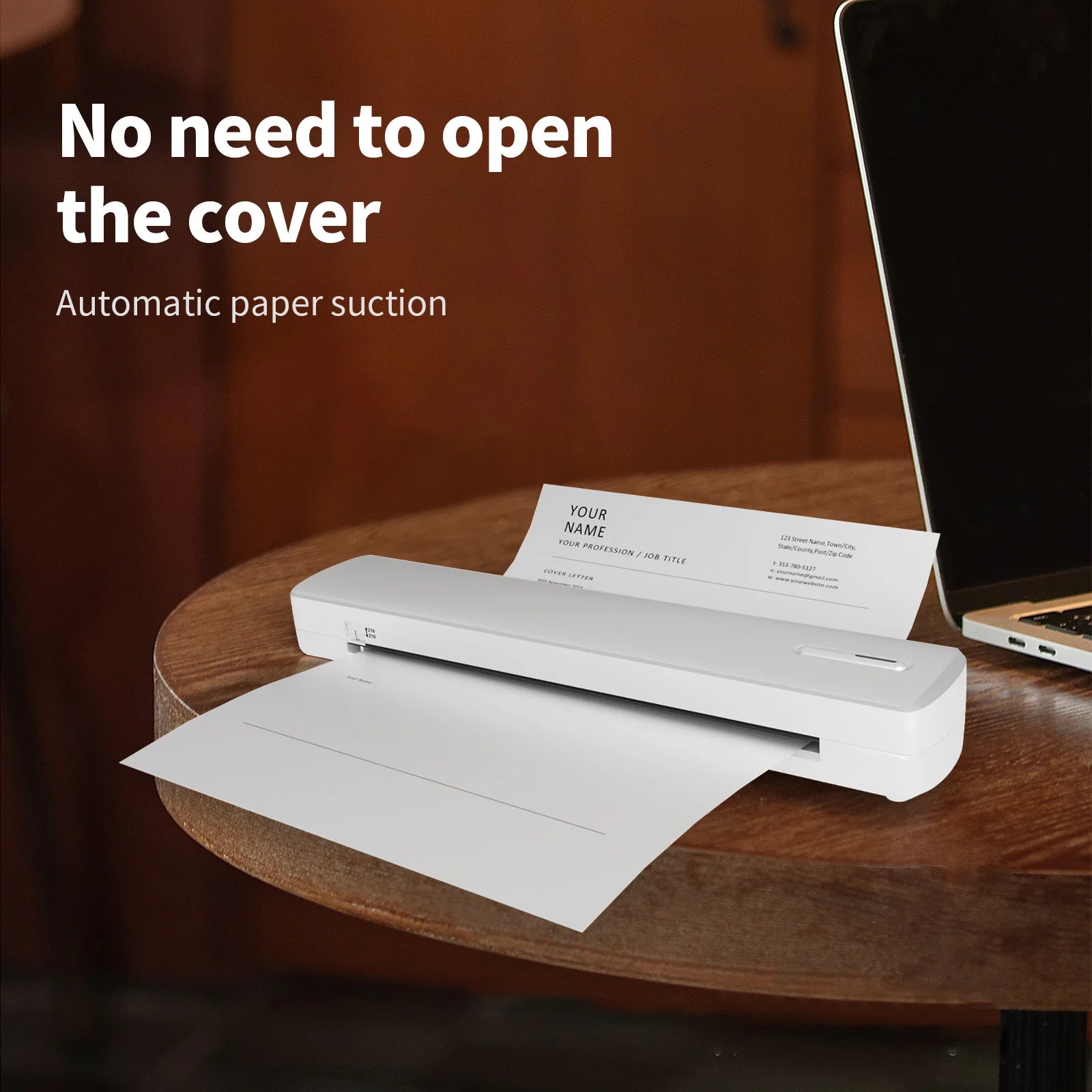 TakeYou Portable Wireless Thermal Printer A4 Inkless 300DPI For Travel by S And B Enterprise