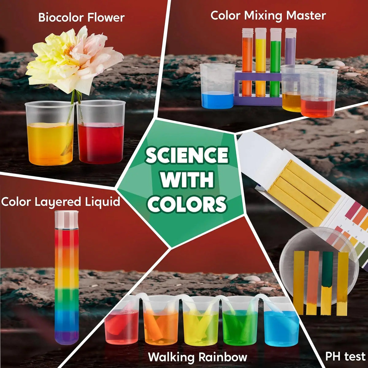 Joyfy Science Kit for Kids by S And B Enterprise, 85+ colorful STEM experiments
