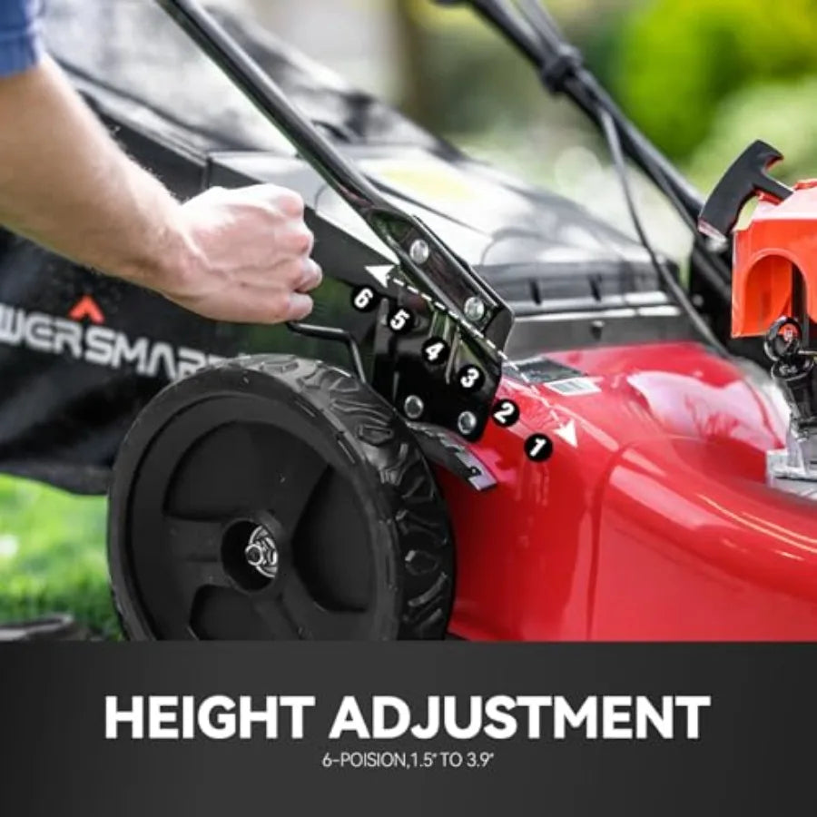Self Propelled Gas Lawn Mower OHV Engine Rear Wheel Drive