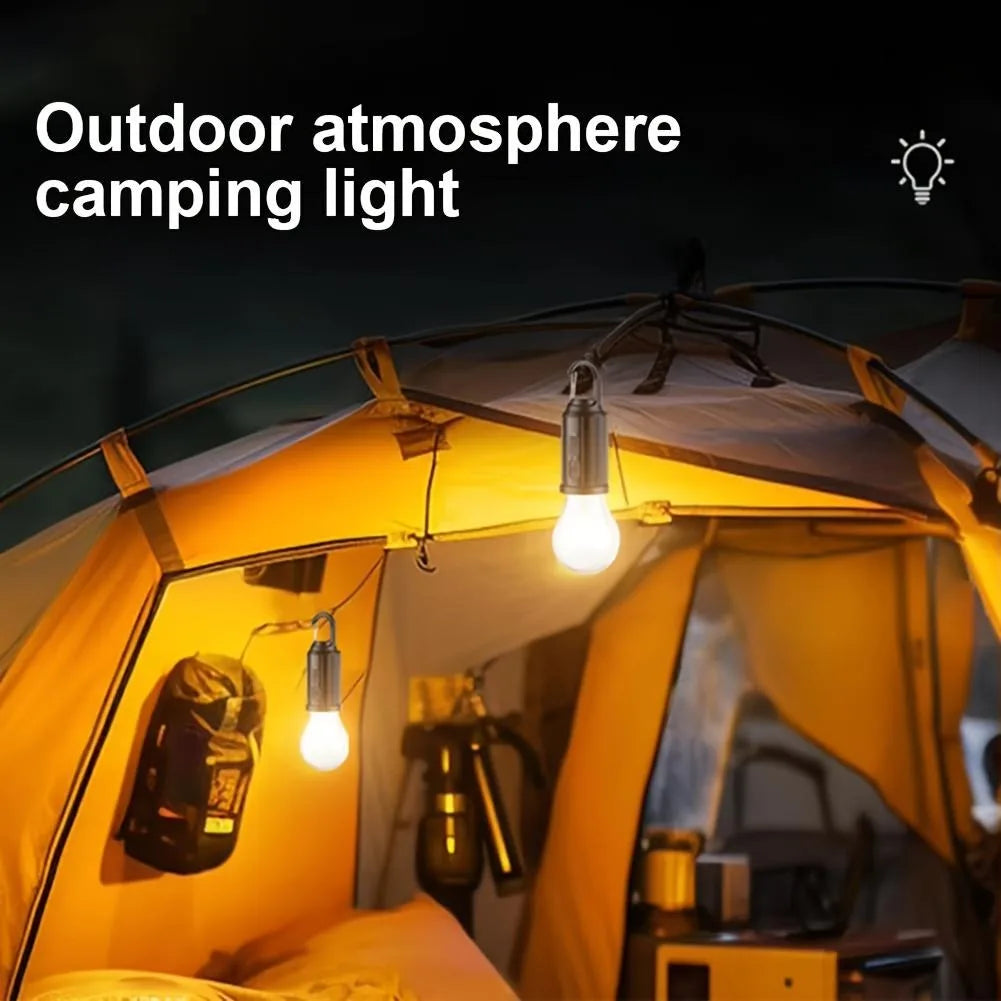 Solar Camping Light Type C 3 Modes Waterproof Portable
