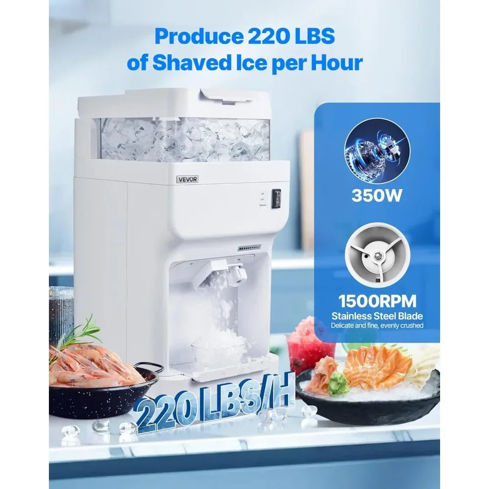 High-Capacity Electric Ice Shaver
