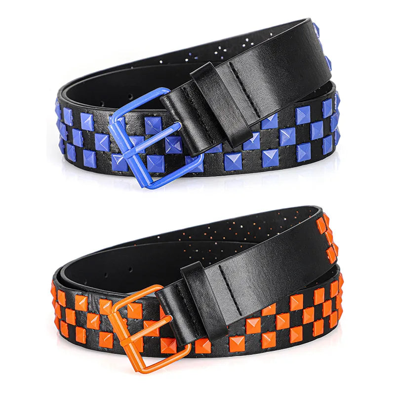 Unisex Rivet Belt Punk Hip Hop Style Fashion Street Belt