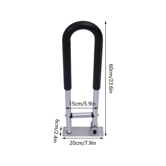 Toilet Safety Rails Foldable Handrail for Elderly and Disabled