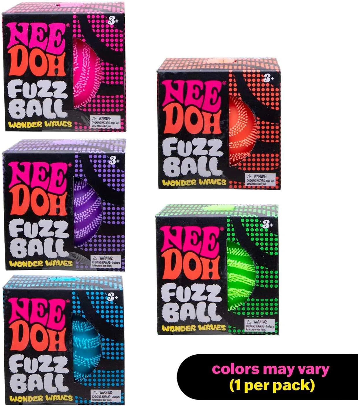 NeeDoh Fuzz Ball Blind Box Stress Relief Desktop Ornament by S And B Enterprise