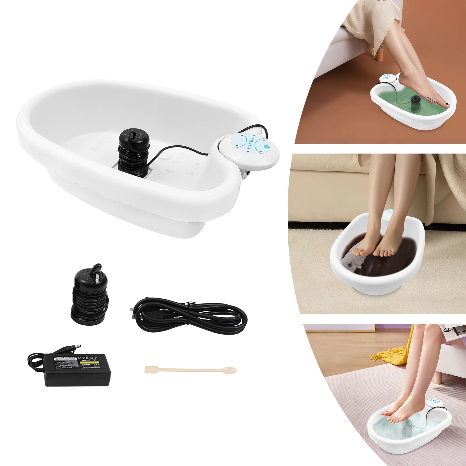 Ionic Detox Foot Bath Machine, Large Capacity 21x5.5x15 inch by S And B Enterprise