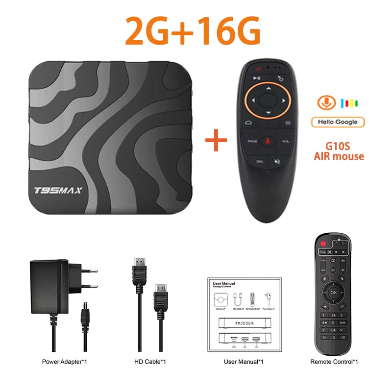 TV Box T95 Max Smart Android 14 H618 Ram 8GB Rom 64GB 128GB Set Top Box Dual Wifi 2.4G&5G 6K HDR10 BT AV1 Media Player Fast Box by S And B Enterprise
