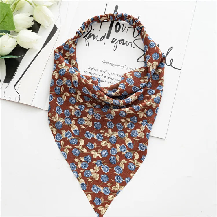 Bohemia Bandana Hair Scarf For Women Paisley Vintage Headwear