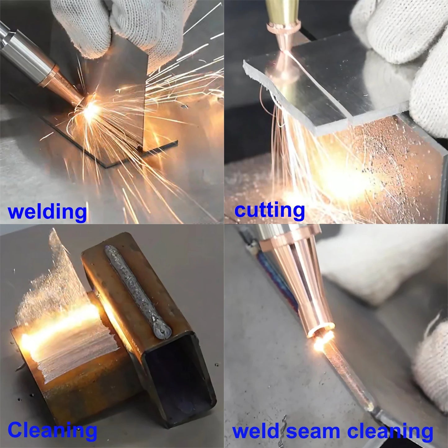 ACHI 4-In-1 Fiber Laser Cleaning And Welding Machine