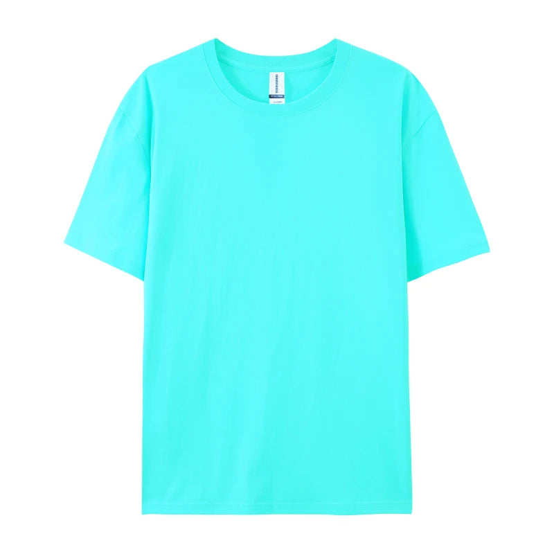 UDDIYANACN 100 Percent Cotton T Shirt Logo Print Crewneck Tee