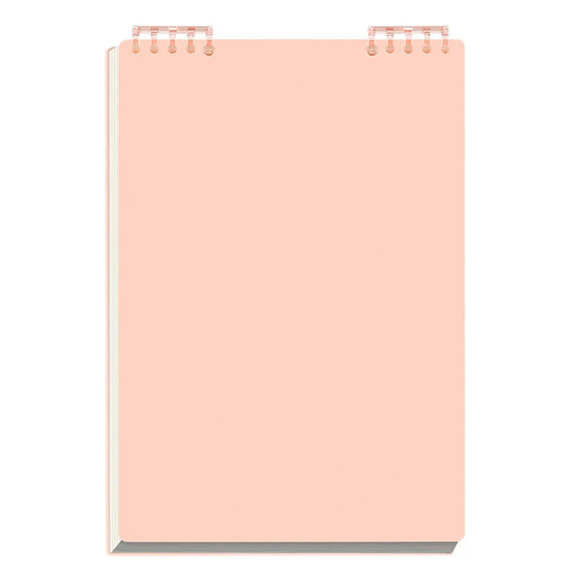 Office & Student Essential Pink Coil Notebook - 21×14.2cm Vertical Standable Design, Lined Thick Paper by S And B Enterprise