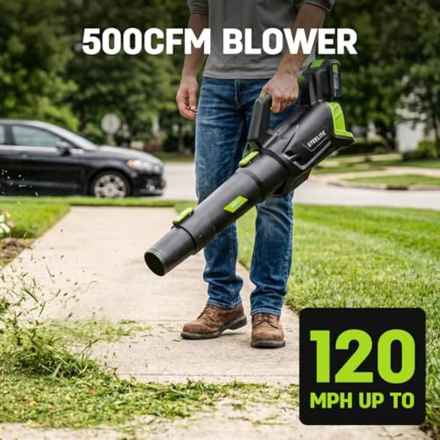 21V Brushless Cordless Lawn Care Kit Mower Trimmer Blower by S And B Enterprise
