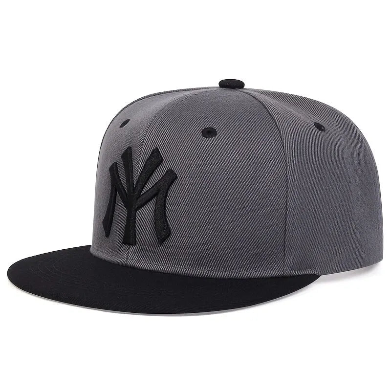 Unisex Letter Embroidered Hip Hop Cap Adjustable Sunscreen Baseball Hat by S And B Enterprise