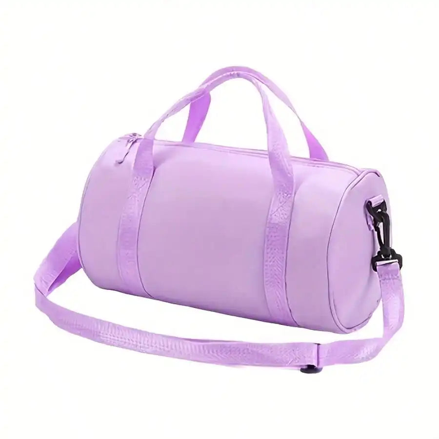 Mini Gym Bag Small Barrel Duffle Crossbody Tote For Women Men Workout Bag Lightweight For Weekender Travel Sports Yoga Fitness Dance by S And B Enterprise